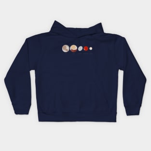 Dwarf planets Kids Hoodie